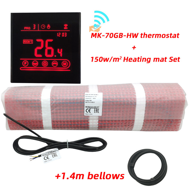 Minco 200w/m2 Heating Mat Heat 0.5~15m2 0.5m Width
