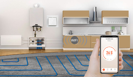 To save energy by using a smart wifi thermostat
